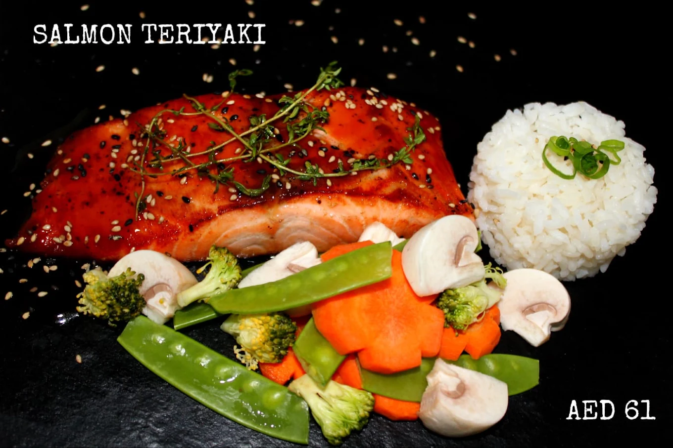 Salmon teriyaki